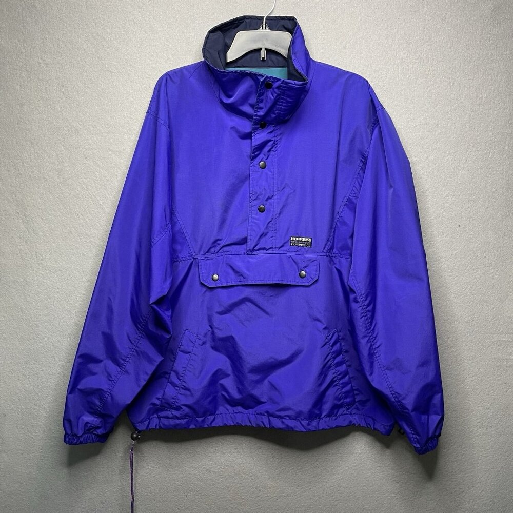Vintage Sierra Experience Light Pull Over Windbreaker Women’s XL Jacket Purple